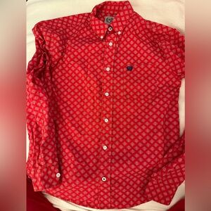 EUC Cinch button down long sleeve boys shirt. Size XL (size 14)